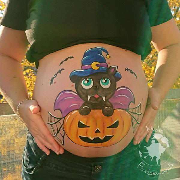 Babybauch-Halloween